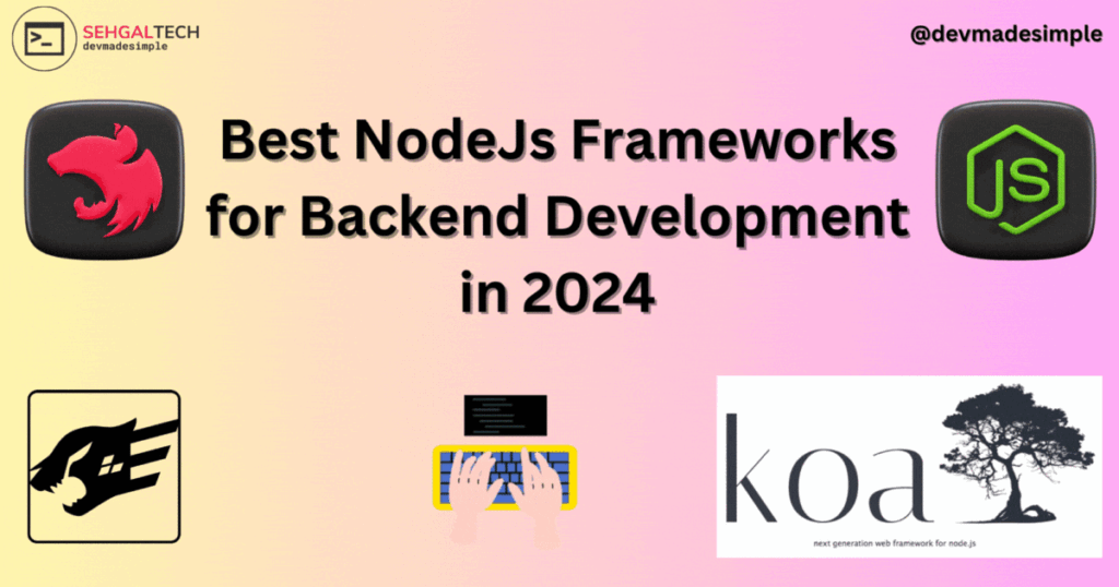 best nodejs frameworks