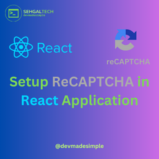 setup recaptcha in react application